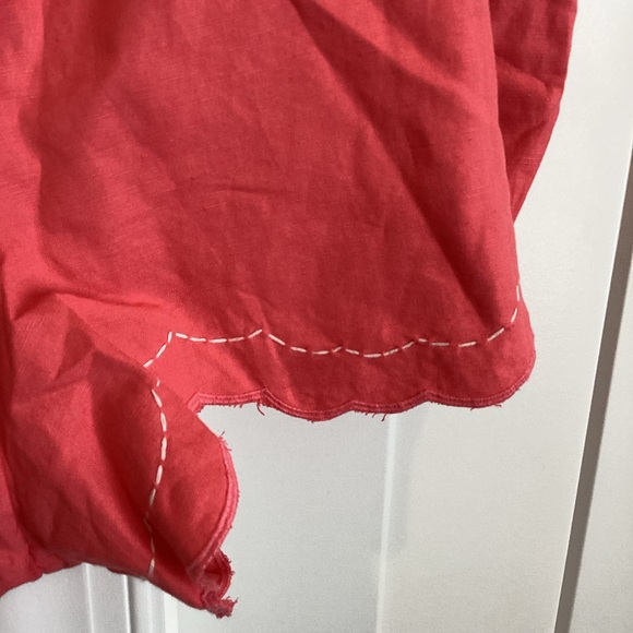 Anthropologie Linen Double Waistband Shorts - Picture 7 of 13